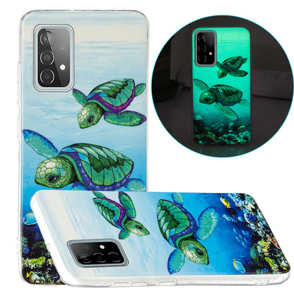 Noctilucent Pattern IMD Workmanship TPU Phone Case Luminous Mobile Shell for Samsung Galaxy A52 4G/A52 5G/A52s 5G