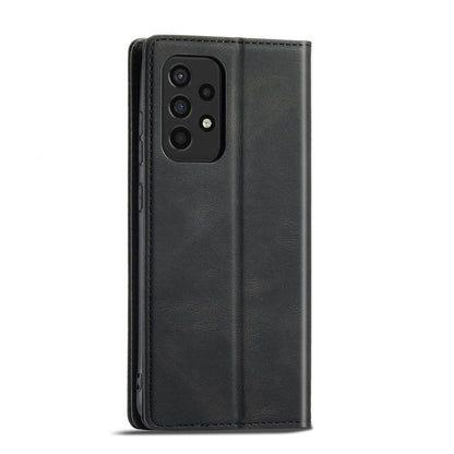 FORWENW F2 Series Wallet Stand Design Solid Color Leather Phone Case for Samsung Galaxy A52 4G/5G/A52s 5G