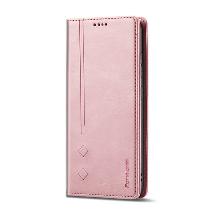 FORWENW F2 Series Wallet Stand Design Solid Color Leather Phone Case for Samsung Galaxy A52 4G/5G/A52s 5G