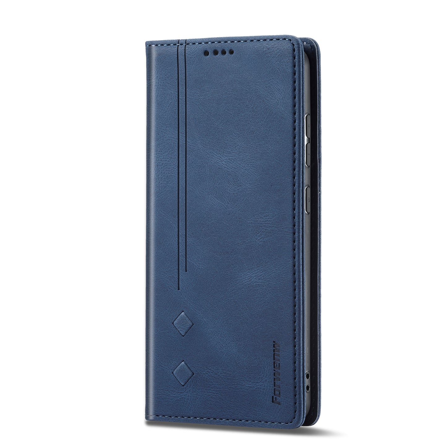 FORWENW F2 Series Wallet Stand Design Solid Color Leather Phone Case for Samsung Galaxy A52 4G/5G/A52s 5G