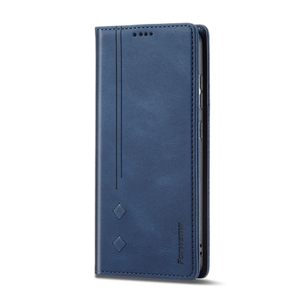 FORWENW F2 Series Wallet Stand Design Solid Color Leather Phone Case for Samsung Galaxy A52 4G/5G/A52s 5G