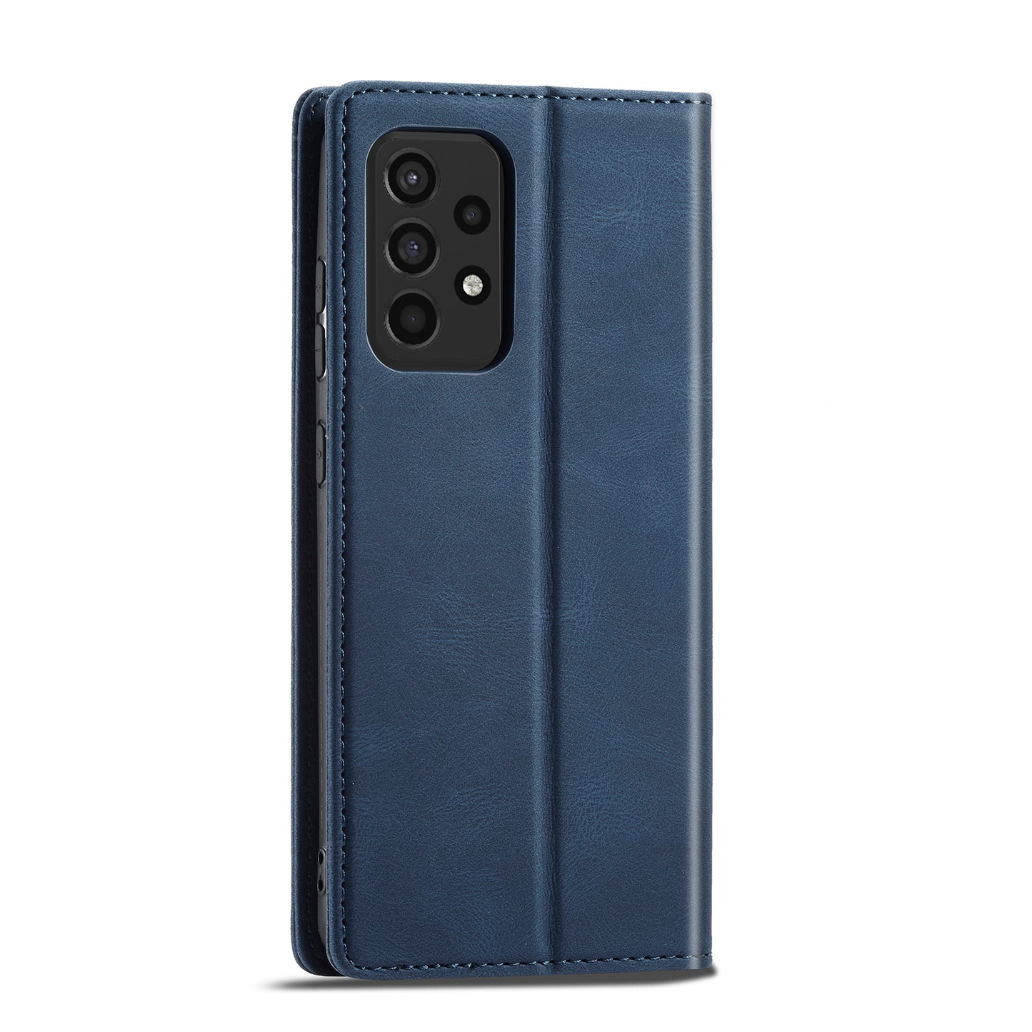 FORWENW F2 Series Wallet Stand Design Solid Color Leather Phone Case for Samsung Galaxy A52 4G/5G/A52s 5G