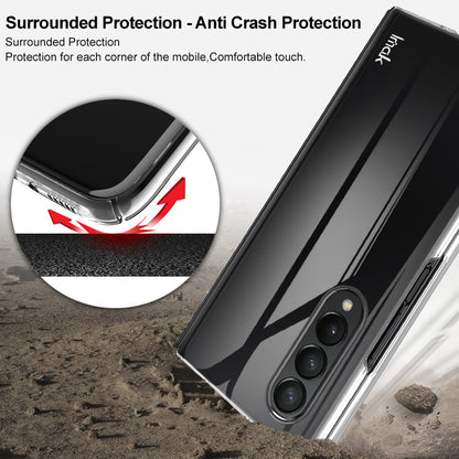 IMAK Crystal Case II Pro Slim Clear PC Hard-Back Not-Yellowing Protective Cover for Samsung Galaxy Z Fold3 5G