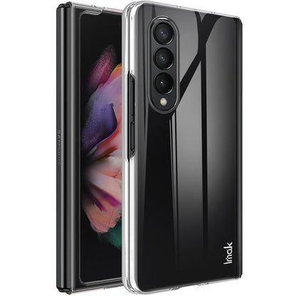 IMAK Crystal Case II Pro Slim Clear PC Hard-Back Not-Yellowing Protective Cover for Samsung Galaxy Z Fold3 5G