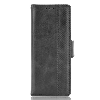 Side Magnetic Buckle Retro Texture Leather Stand Wallet Phone Flip Case Cover Shell for Samsung Galaxy Z Fold3 5G