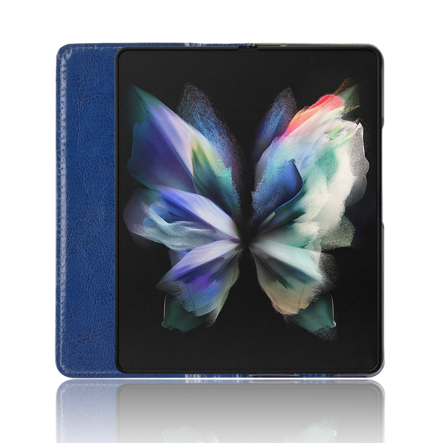 Folio Flip Auto-absorbed Retro Leather Wallet Phone Case for Samsung Galaxy Z Fold3 5G