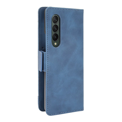 Shockproof Leather Cell Phone Cover Stand Case Shell with Multiple Card Slot for Samsung Galaxy Z Fold3 5G