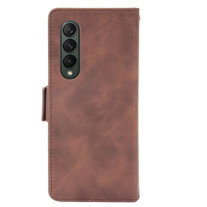 Shockproof Leather Cell Phone Cover Stand Case Shell with Multiple Card Slot for Samsung Galaxy Z Fold3 5G