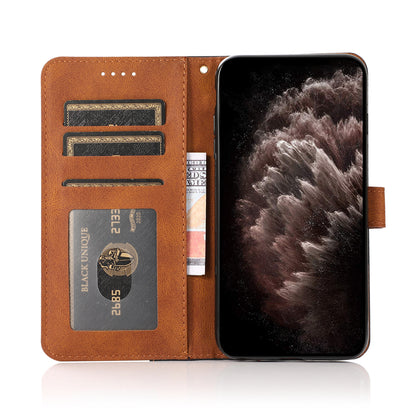 Shockproof Bi-color Splicing Stand Wallet Case Leather Shell for Samsung Galaxy A52s 5G/A52 4G/5G