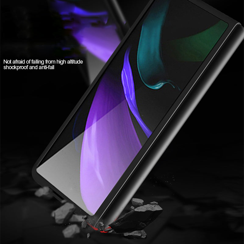 Ultra-thin Carbon Fiber Splicing PC Smartphone Back Case Cover for Samsung Galaxy Z Fold3 5G