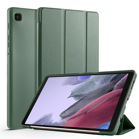 Tri-fold Stand Design Shockproof PU Leather TPU Protective Case for Samsung Galaxy Tab A7 Lite 8.7-inch