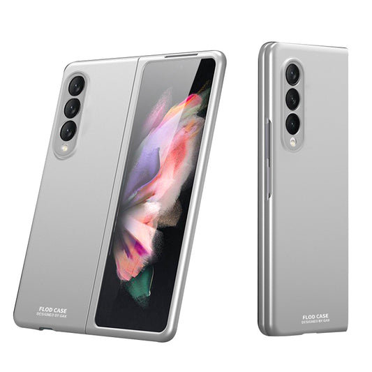 Precise Cut-Out Folded PU Leather Coated Plastic Case for Samsung Galaxy Z Fold3 5G