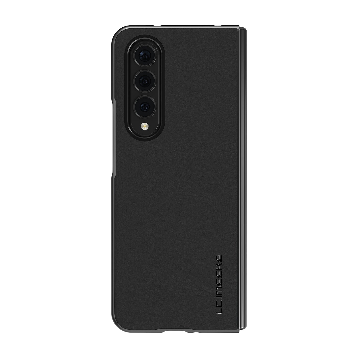 LC.IMEEKE PU Leather Coated Hard PC Phone Case Anti-Drop Back Cover Shell for Samsung Galaxy Z Fold3 5G