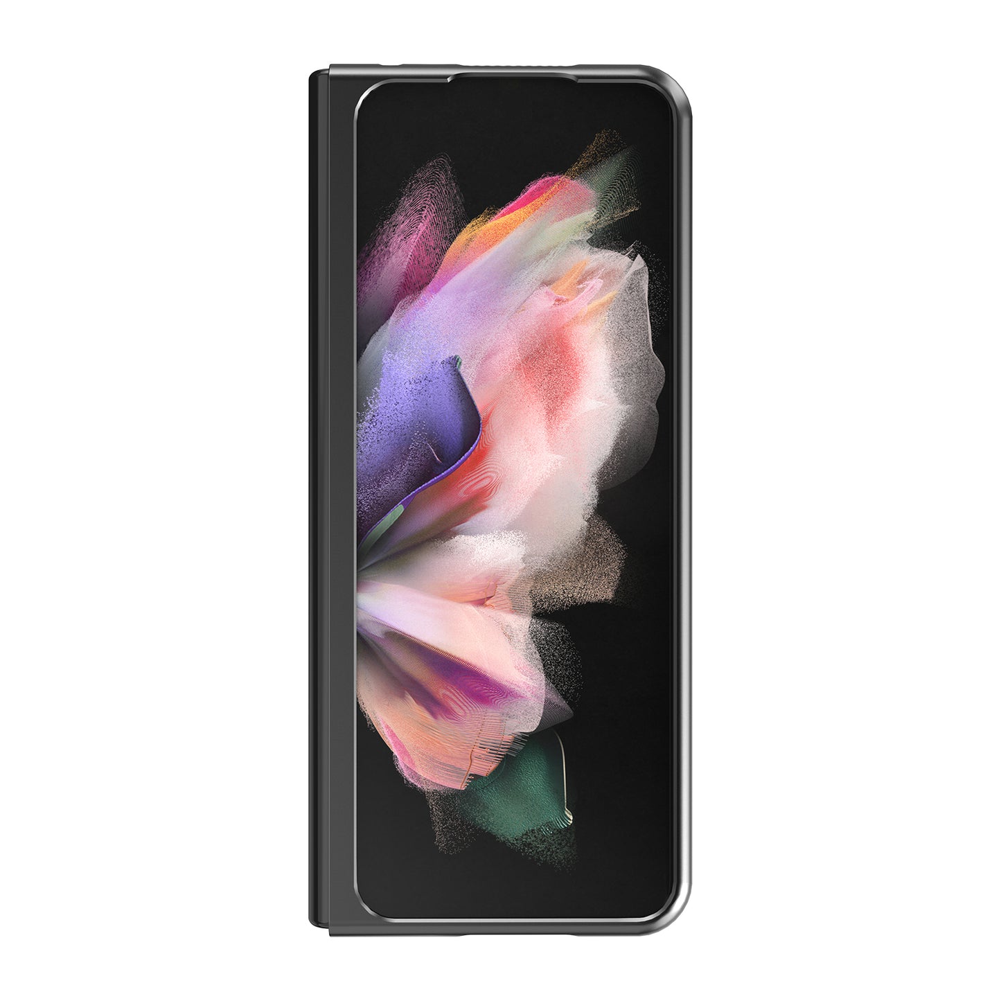LC.IMEEKE PU Leather Coated Hard PC Phone Case Anti-Drop Back Cover Shell for Samsung Galaxy Z Fold3 5G