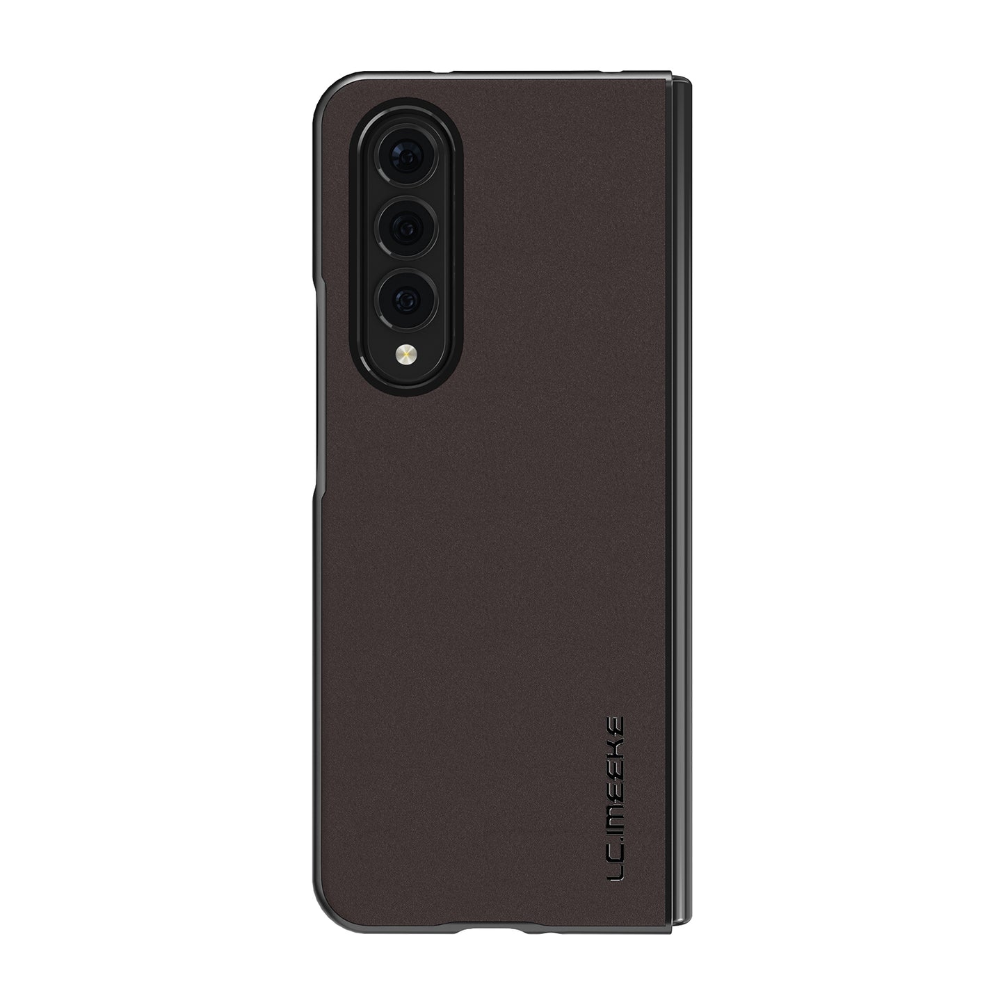 LC.IMEEKE PU Leather Coated Hard PC Phone Case Anti-Drop Back Cover Shell for Samsung Galaxy Z Fold3 5G
