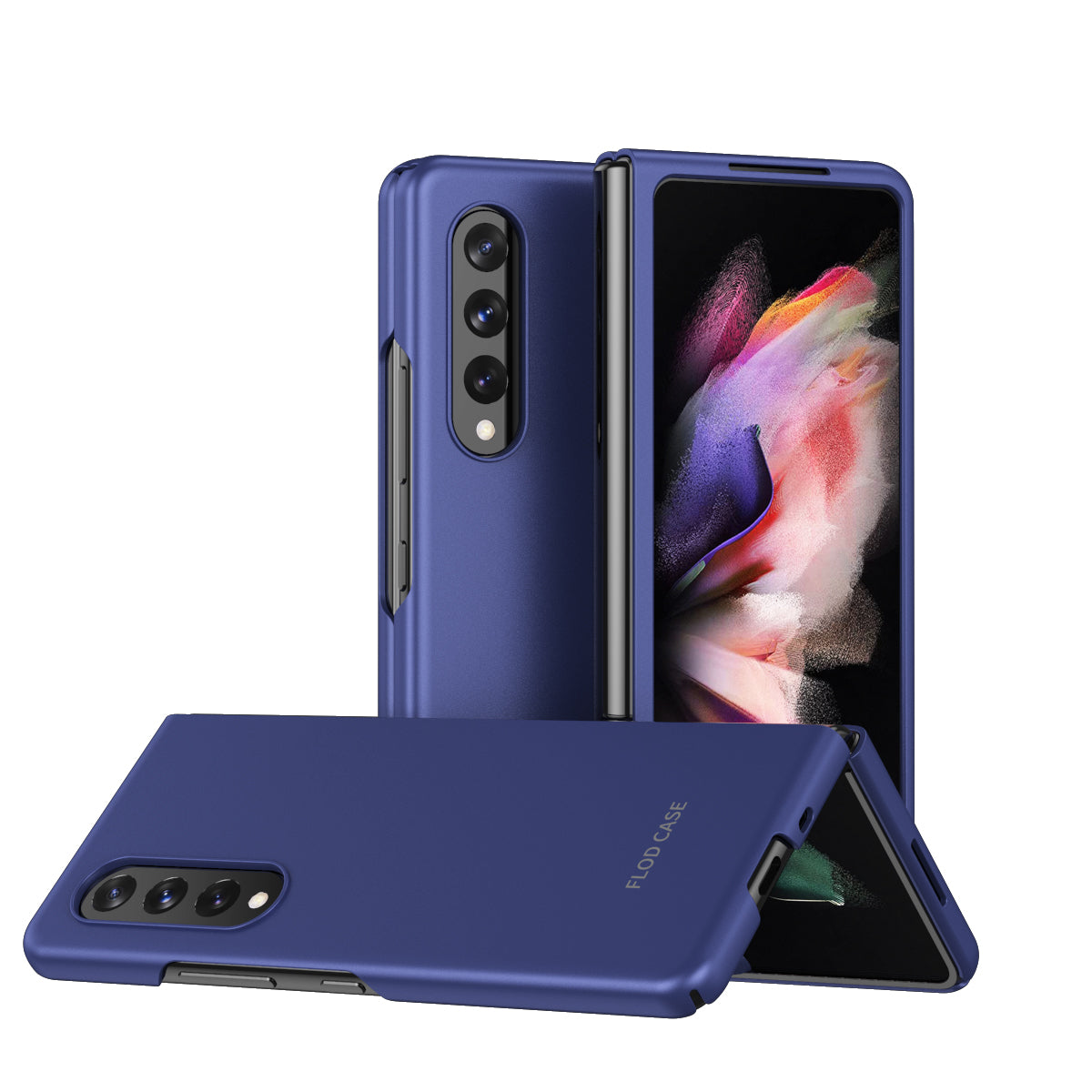 Anti-fall Ultra-thin Electroplating PC Phone Case Shell for Samsung Galaxy Z Fold3 5G