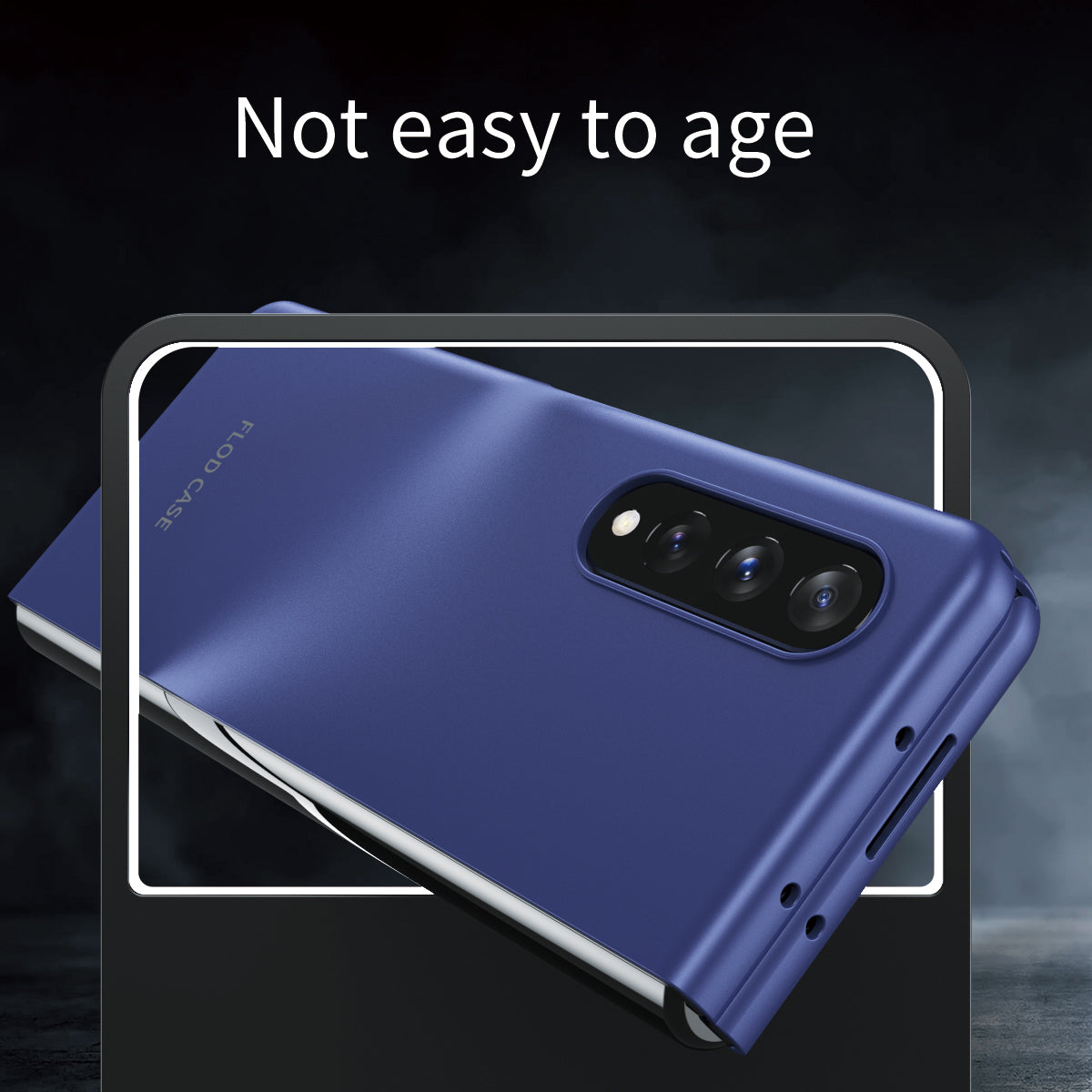 Anti-fall Ultra-thin Electroplating PC Phone Case Shell for Samsung Galaxy Z Fold3 5G