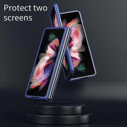 Anti-fall Ultra-thin Electroplating PC Phone Case Shell for Samsung Galaxy Z Fold3 5G