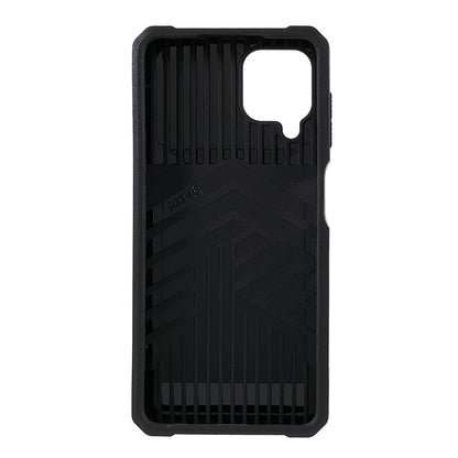 2 in 1 Camera Slider Design Hybrid Phone Case Cover with Kickstand and Card Holder for Samsung Galaxy A22 4G (EU Version)