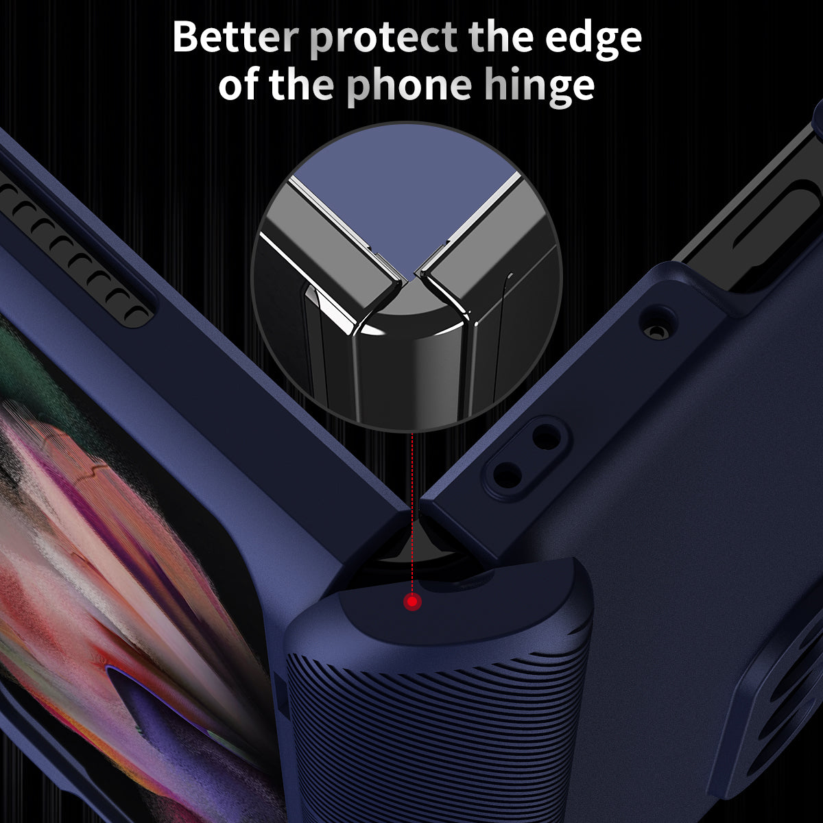 Anti-Drop Shock-Absorbed Phone Protective Cover Case for Samsung Galaxy Z Fold3 5G