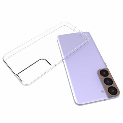 10Pcs/Set Durable Non-slip Inner Transparent Flexible TPU Case Phone Cover Shell for Samsung Galaxy S22 5G
