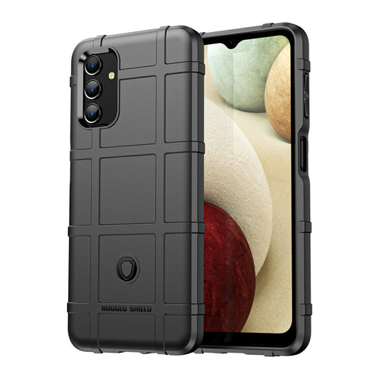 For Samsung Galaxy A13 4G / 5G / M13 5G / A04s 4G (164.7 x 76.7 x 9.1 mm) Rugged Square Grid Design Drop-proof TPU Phone Case Cover Protector
