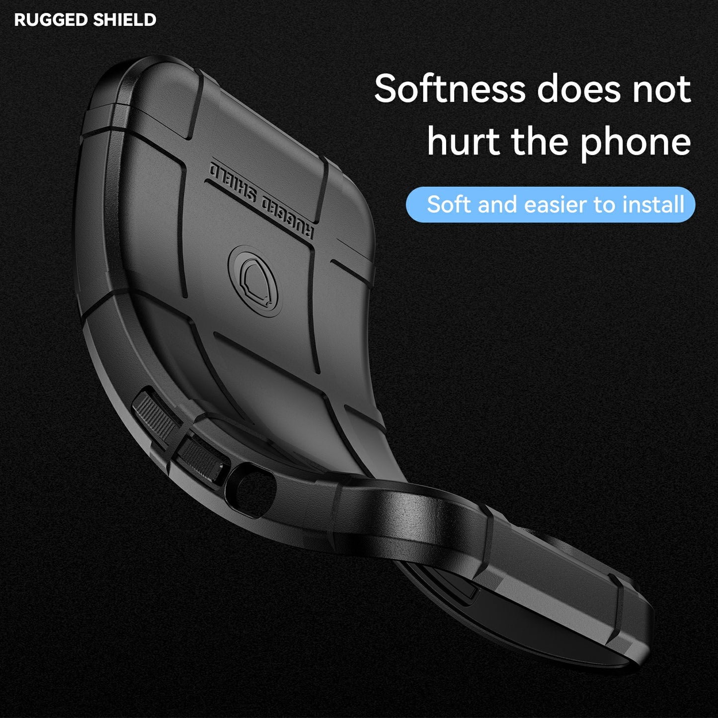 For Samsung Galaxy A13 4G / 5G / M13 5G / A04s 4G (164.7 x 76.7 x 9.1 mm) Rugged Square Grid Design Drop-proof TPU Phone Case Cover Protector