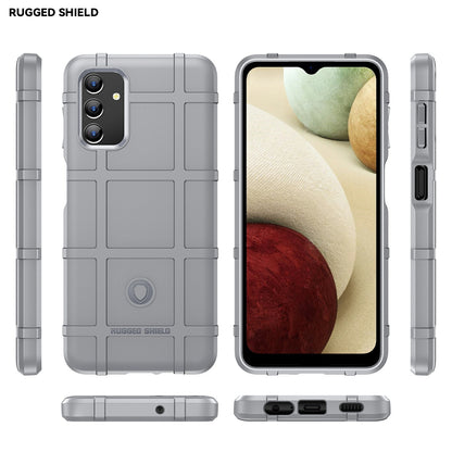 For Samsung Galaxy A13 4G / 5G / M13 5G / A04s 4G (164.7 x 76.7 x 9.1 mm) Rugged Square Grid Design Drop-proof TPU Phone Case Cover Protector