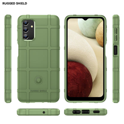 For Samsung Galaxy A13 4G / 5G / M13 5G / A04s 4G (164.7 x 76.7 x 9.1 mm) Rugged Square Grid Design Drop-proof TPU Phone Case Cover Protector