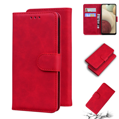 TPU + PU Leather Scratch Resistant Protective Phone Case Cover with Stand and Wallet for Samsung Galaxy M32 (Global Version)