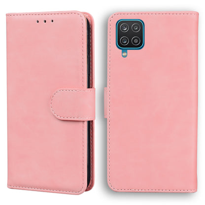 TPU + PU Leather Scratch Resistant Protective Phone Case Cover with Stand and Wallet for Samsung Galaxy M32 (Global Version)