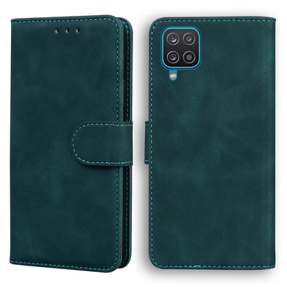 TPU + PU Leather Scratch Resistant Protective Phone Case Cover with Stand and Wallet for Samsung Galaxy M32 (Global Version)