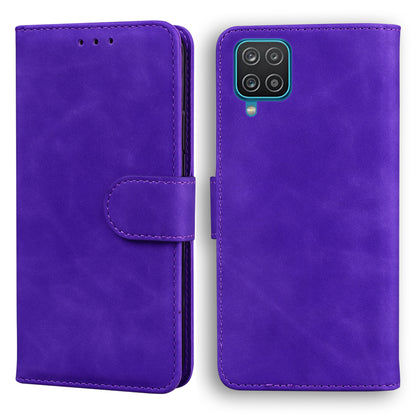 TPU + PU Leather Scratch Resistant Protective Phone Case Cover with Stand and Wallet for Samsung Galaxy M32 (Global Version)