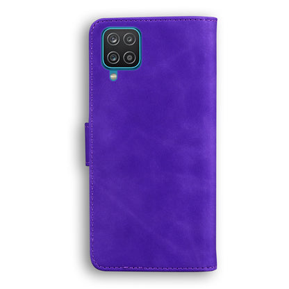 TPU + PU Leather Scratch Resistant Protective Phone Case Cover with Stand and Wallet for Samsung Galaxy M32 (Global Version)