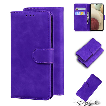 TPU + PU Leather Scratch Resistant Protective Phone Case Cover with Stand and Wallet for Samsung Galaxy M32 (Global Version)
