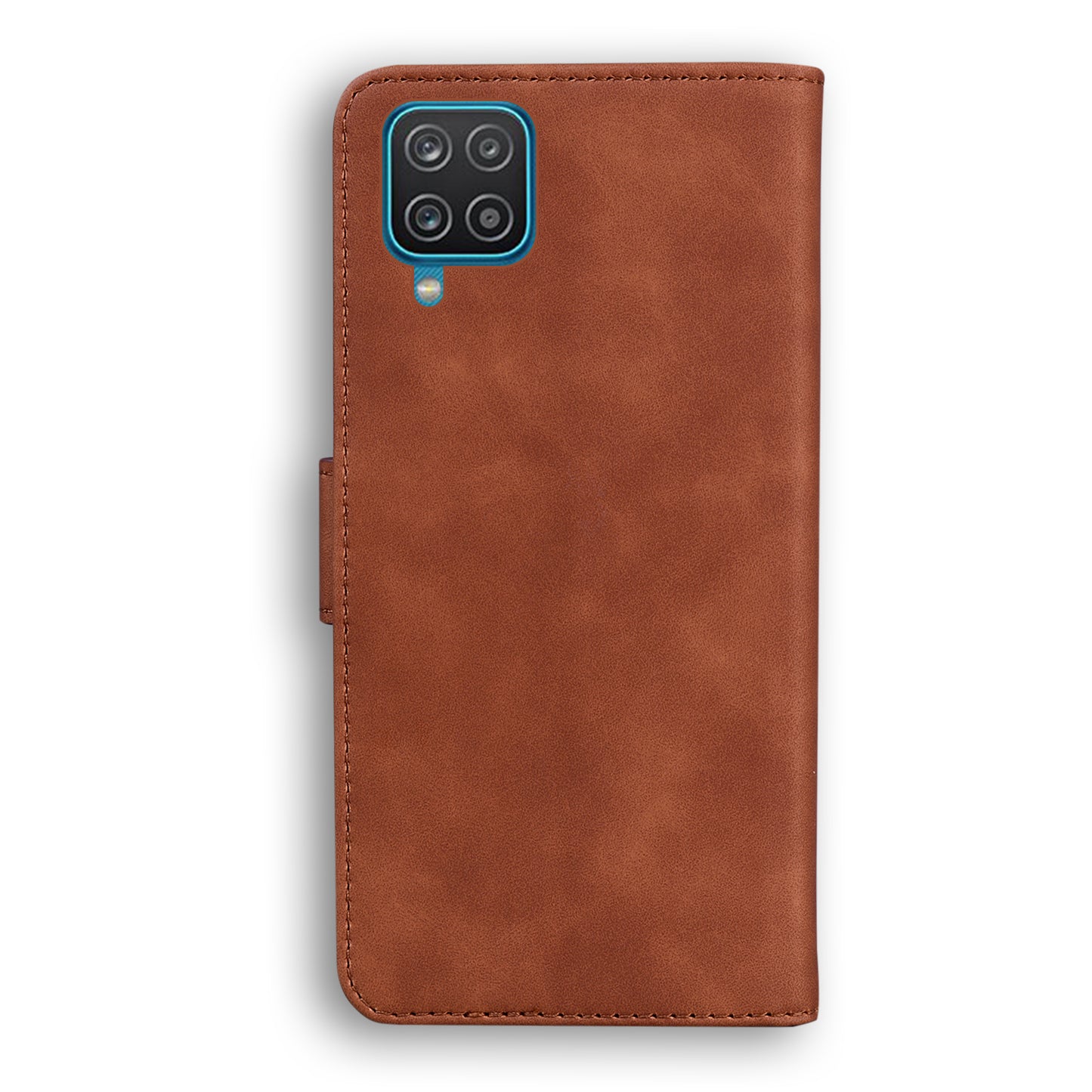TPU + PU Leather Scratch Resistant Protective Phone Case Cover with Stand and Wallet for Samsung Galaxy M32 (Global Version)