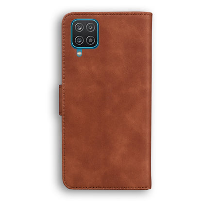 TPU + PU Leather Scratch Resistant Protective Phone Case Cover with Stand and Wallet for Samsung Galaxy M32 (Global Version)