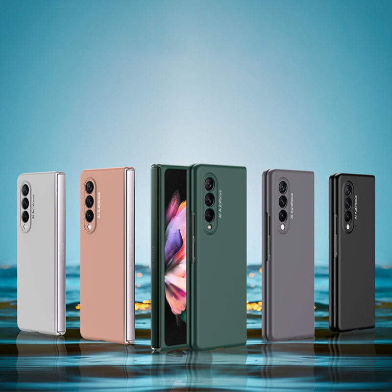 GKK Stylish Ultra Slim Full Protection Precise Cutout Hard PC Protective Phone Cover for Samsung Galaxy Z Fold3 5G