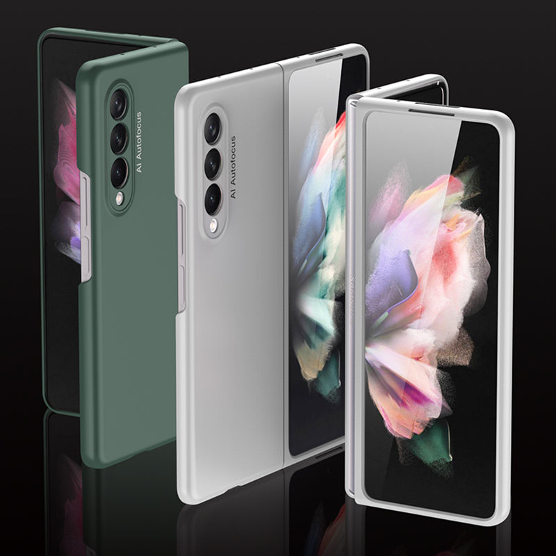 GKK Stylish Ultra Slim Full Protection Precise Cutout Hard PC Protective Phone Cover for Samsung Galaxy Z Fold3 5G