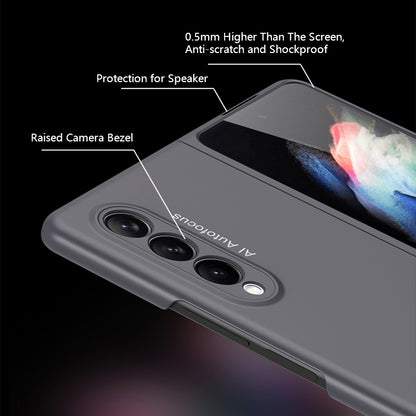 GKK Stylish Ultra Slim Full Protection Precise Cutout Hard PC Protective Phone Cover for Samsung Galaxy Z Fold3 5G