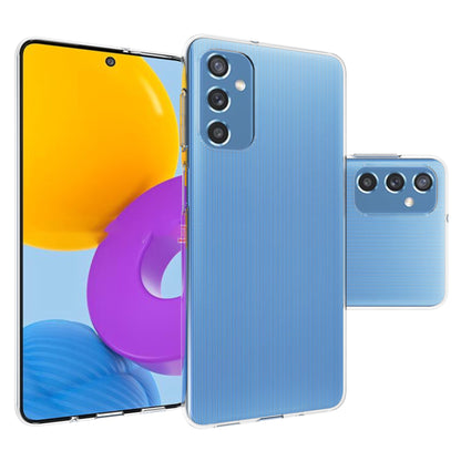10Pcs/Pack Precise Cut-Outs Crystal Clear Flexible TPU Case with Non-slip Watermark-Free Inner for Samsung Galaxy M52 5G