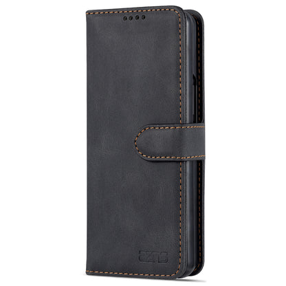 AZNS PU Leather Magnetic Clasp Closure Well-Protected Shockproof Phone Case with Stand Wallet for Samsung Galaxy Z Fold3 5G