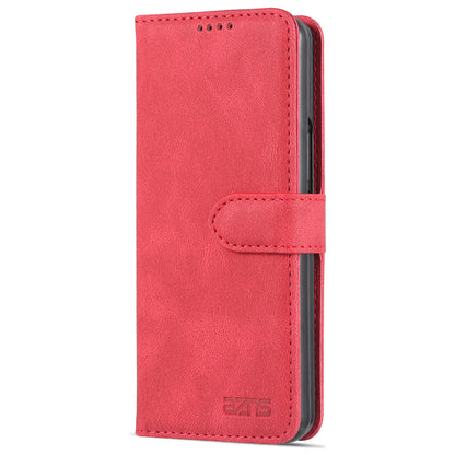 AZNS PU Leather Magnetic Clasp Closure Well-Protected Shockproof Phone Case with Stand Wallet for Samsung Galaxy Z Fold3 5G