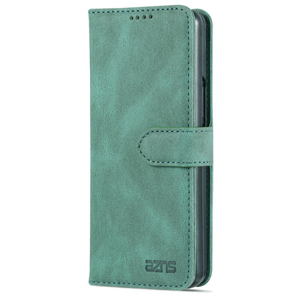 AZNS PU Leather Magnetic Clasp Closure Well-Protected Shockproof Phone Case with Stand Wallet for Samsung Galaxy Z Fold3 5G