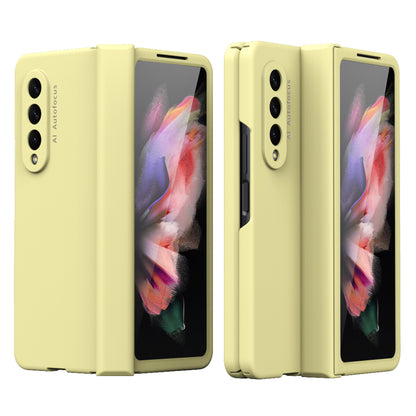 Hard PC Phone Flip Case Cover with Glass Screen Protector for Samsung Galaxy Z Fold3 5G