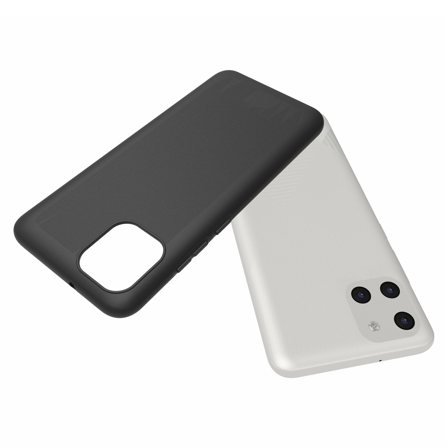 10Pcs/Pack Soft Flexible TPU Double-sided Matte Coating Protective Back Cover for Samsung Galaxy A03 4G (164.2 x 75.9 x 9.1mm)
