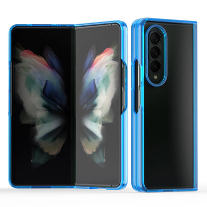 Foldable Anti-drop Scratch-resistant Light Slim TPU + Acrylic Phone Case Cover for Samsung Galaxy Z Fold3 5G
