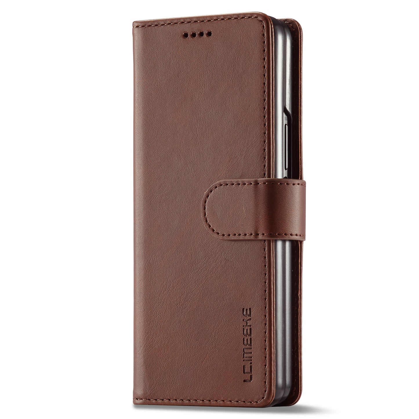 LC.IMEEKE Magnetic Clasp Stand Wallet PU Leather Folding Phone Case for Samsung Galaxy Z Fold3 5G