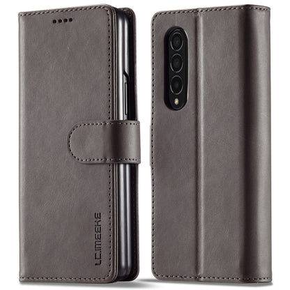 LC.IMEEKE Magnetic Clasp Stand Wallet PU Leather Folding Phone Case for Samsung Galaxy Z Fold3 5G