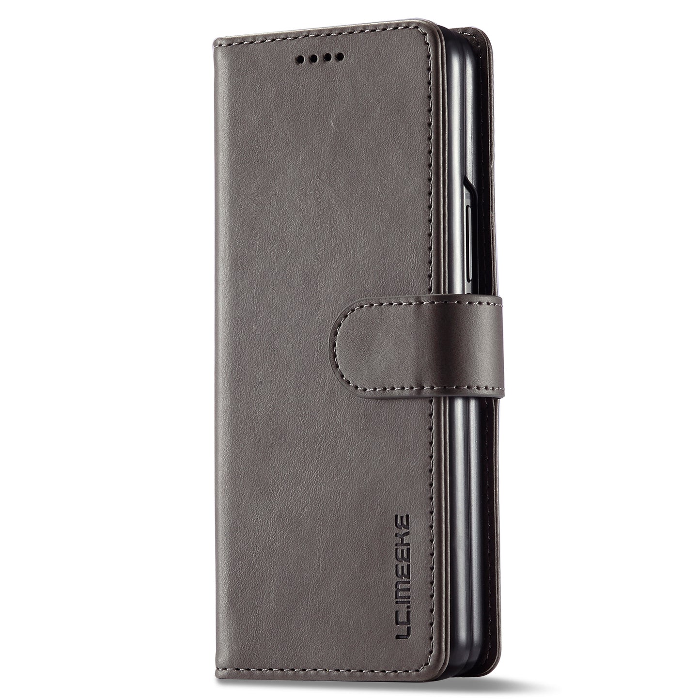 LC.IMEEKE Magnetic Clasp Stand Wallet PU Leather Folding Phone Case for Samsung Galaxy Z Fold3 5G